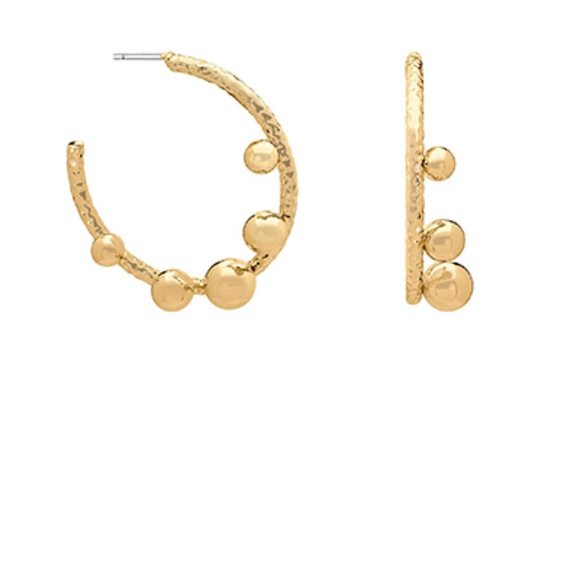 30mm Metal Ball Station Hoops - Picture 1 of 1